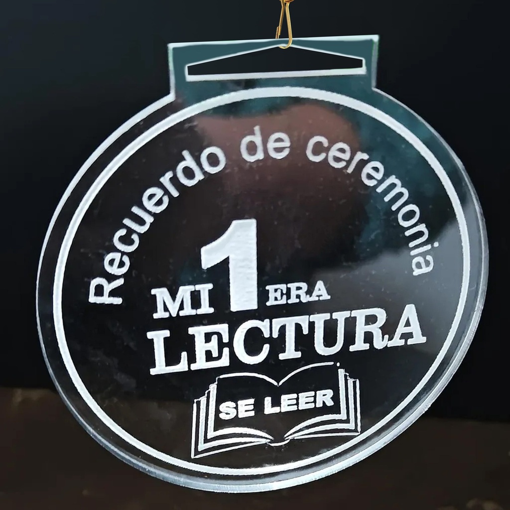 Medalla Acrílico MD 150 Transparente - Foto 3