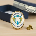Piocha con Domo Ovalado DORADO OVA01 (pins) - Foto 1