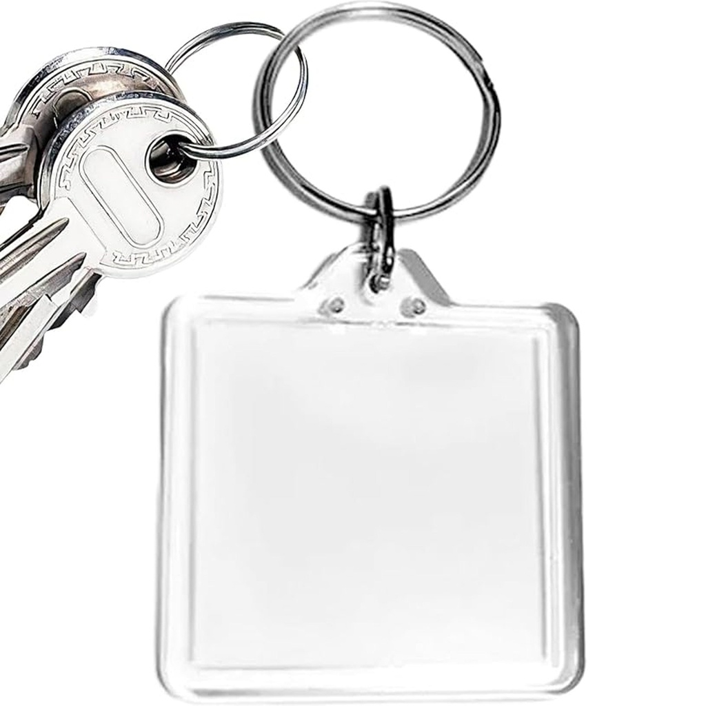 Llavero Plástico para Foto K75 Transparente - Foto 1