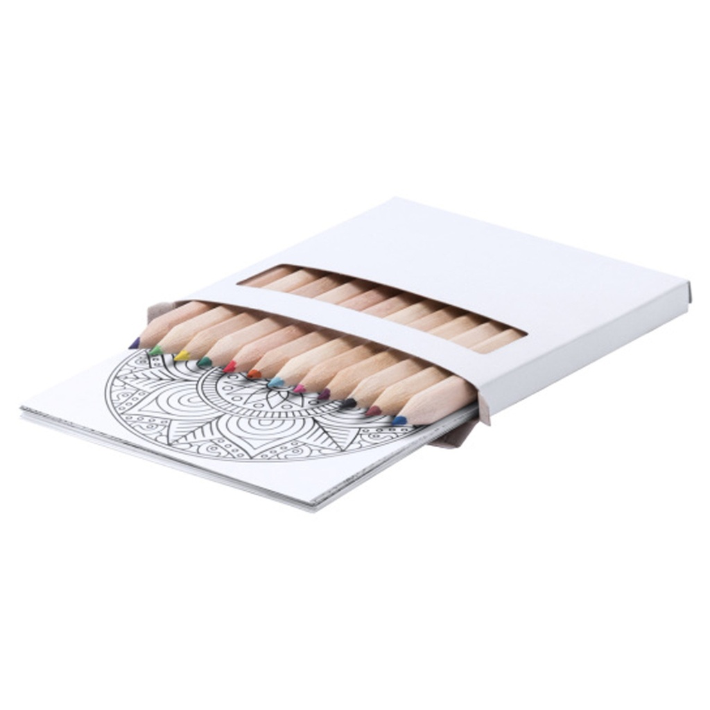 Bolígrafo Lápices de colores con láminas para colorear Set N200 - Foto 1