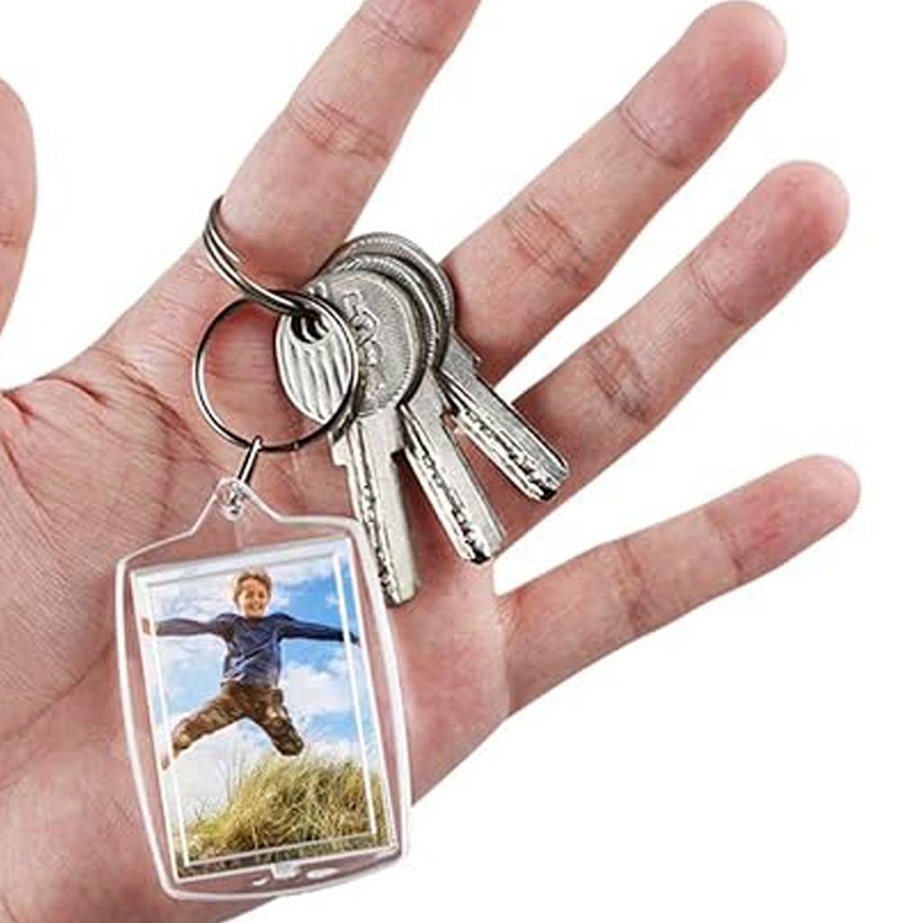 Llavero Plástico para Foto K76 Transparente - Foto 1