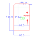 Portacredencial PVC T36 - Foto 1