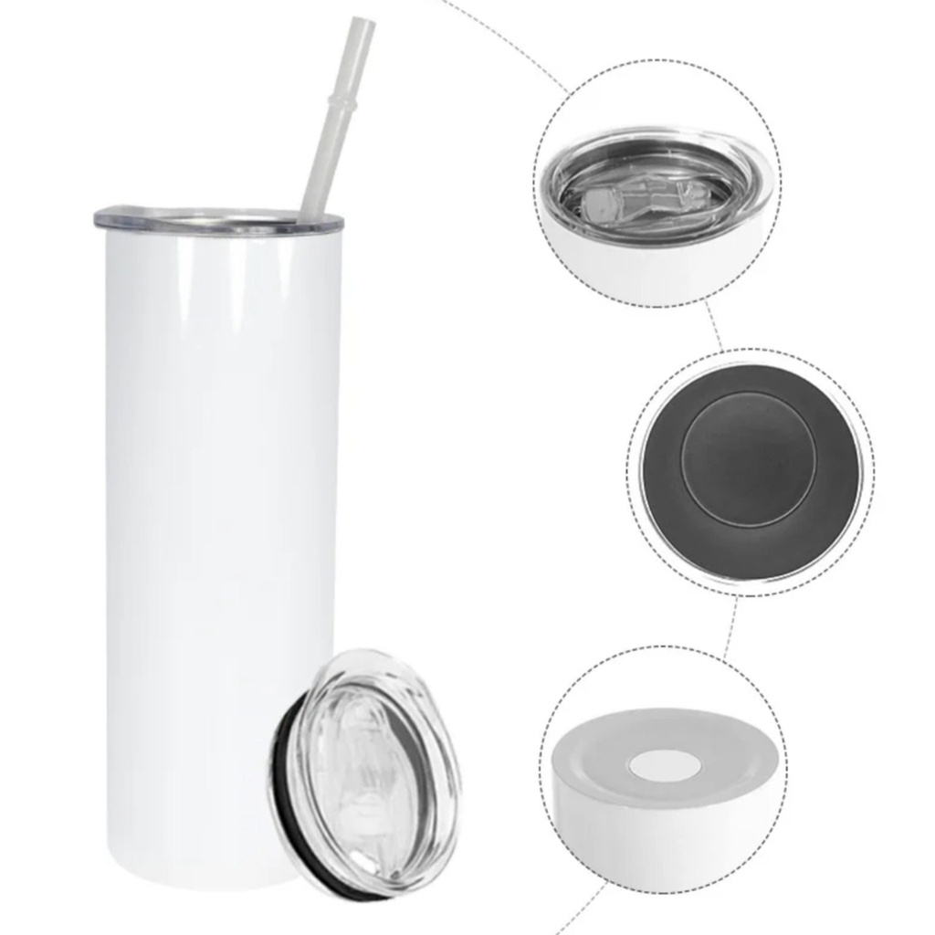 Mug Acero Inoxidable Térmico Sublimable Skinny M157 - Foto 1