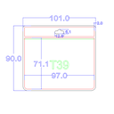 Portacredencial PVC T39 - Foto 1