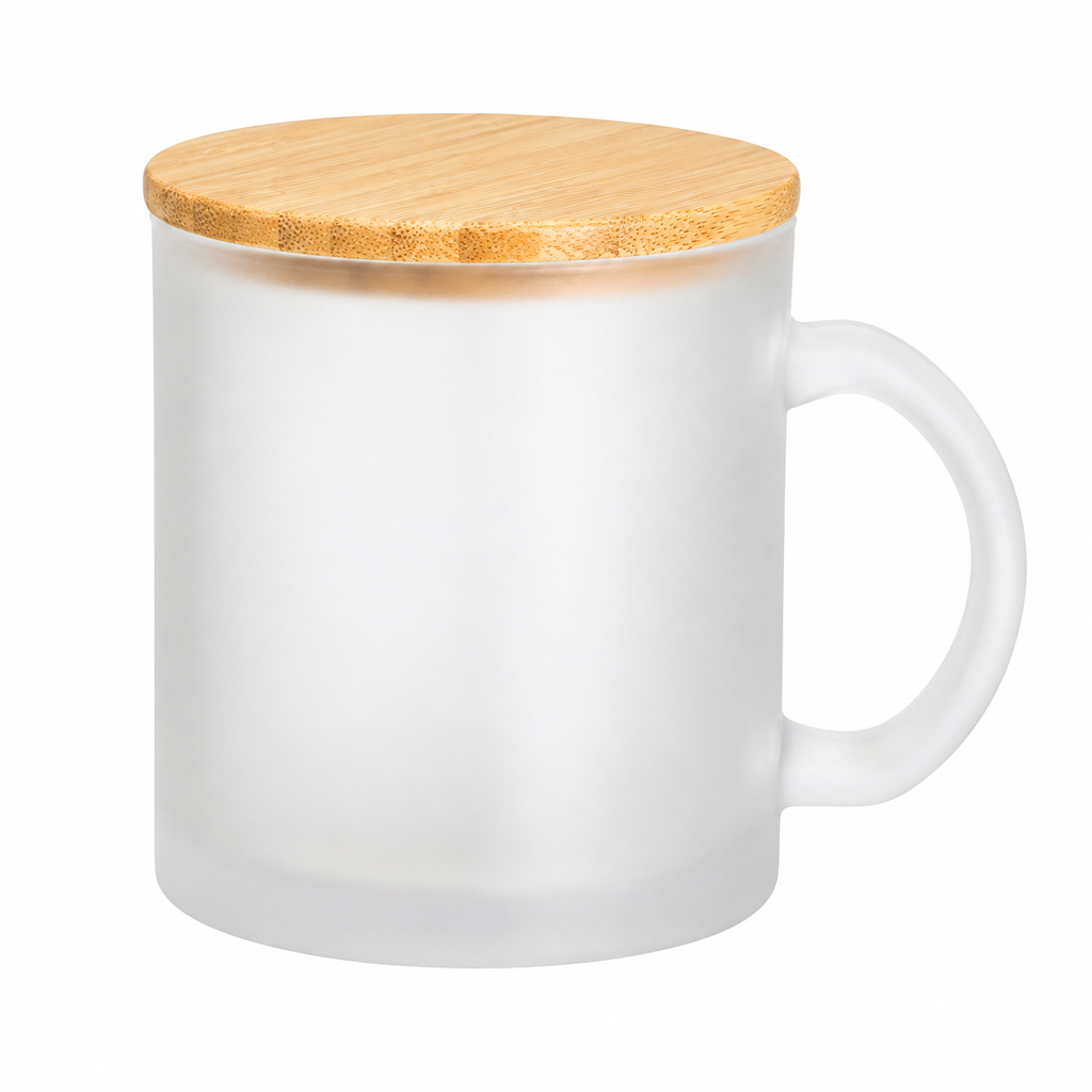 Mug Taza Vidrio con Tapa M320 - Foto 1