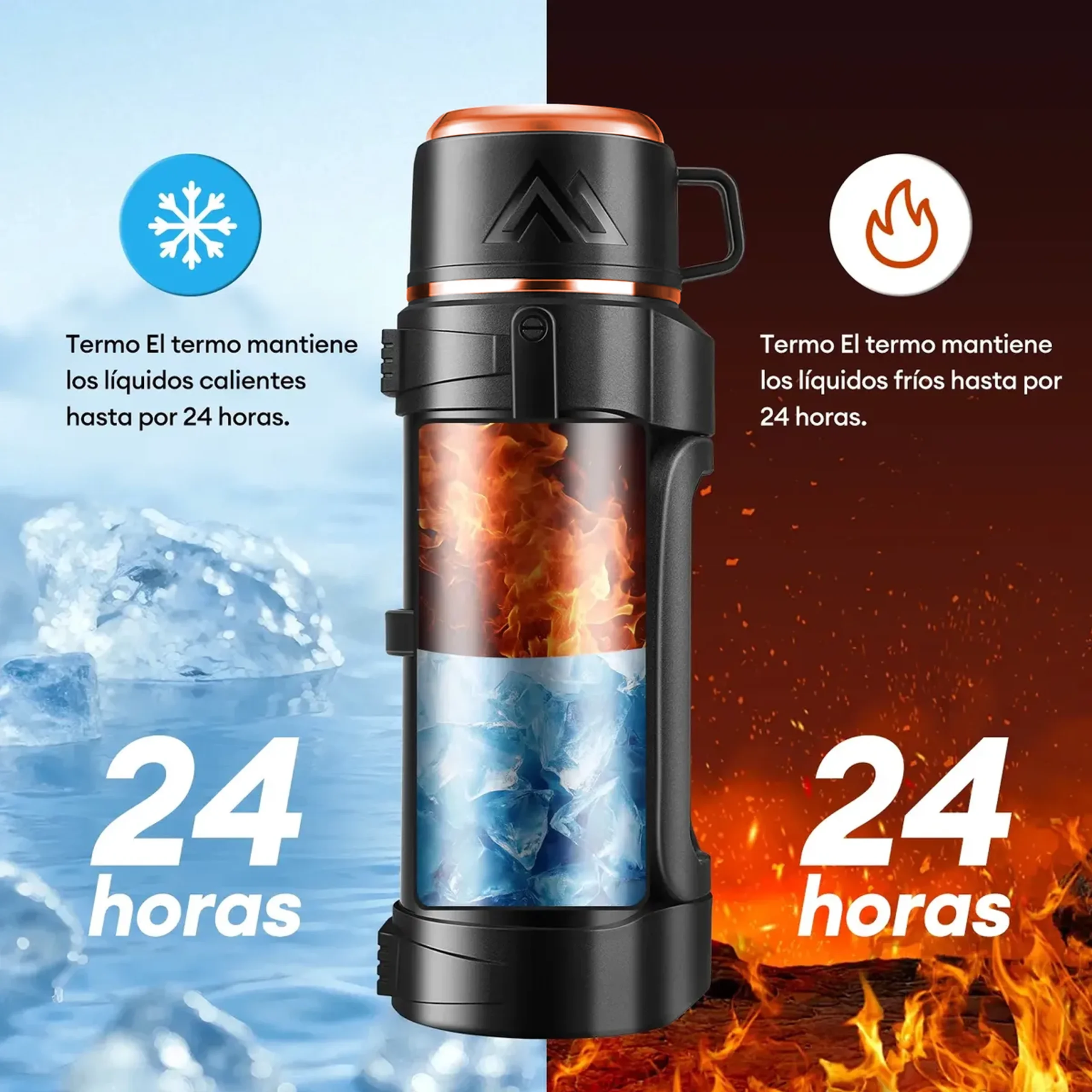 Termo Acero Inoxidable M129 ENCOBRIZADO - Foto 6