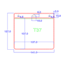 Portacredencial PVC T37 - Foto 1