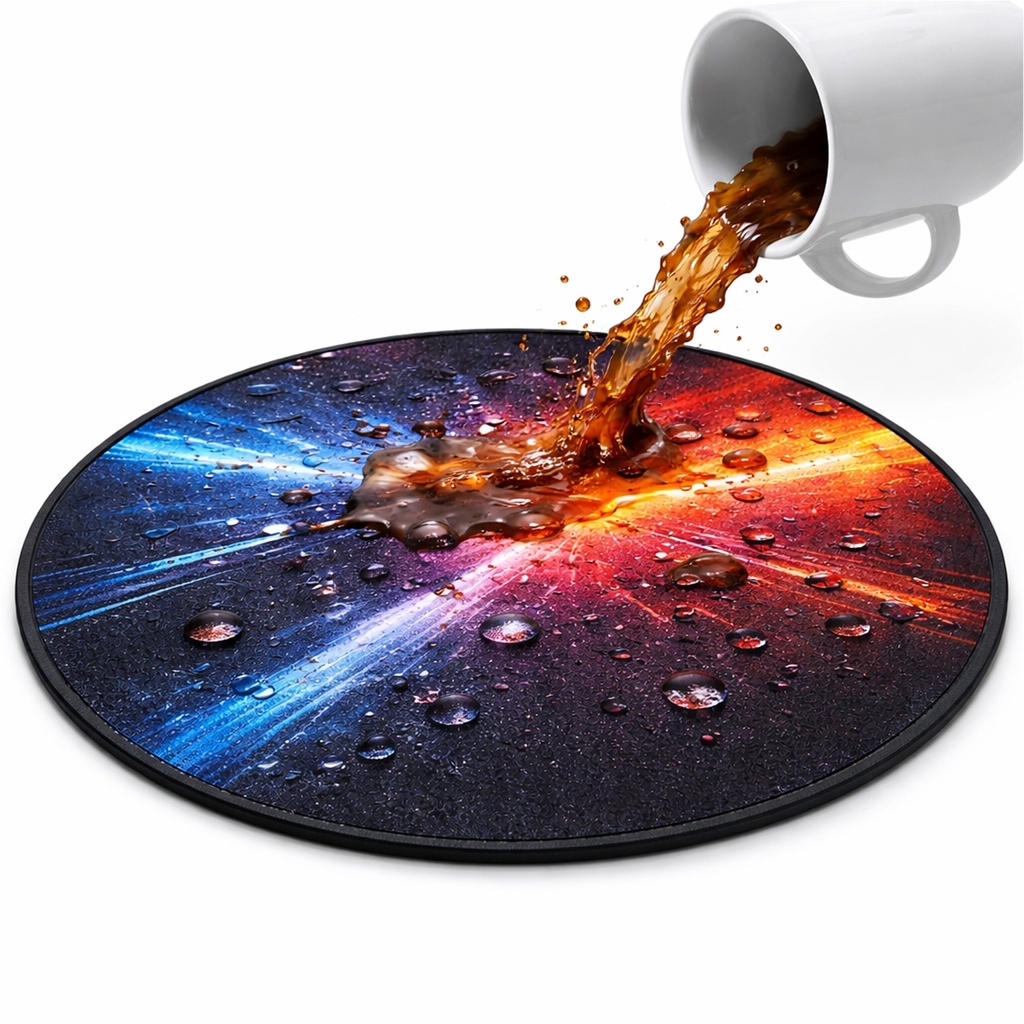 Mouse Pad Circular Impermeable-sublimación MP05 - Foto 2