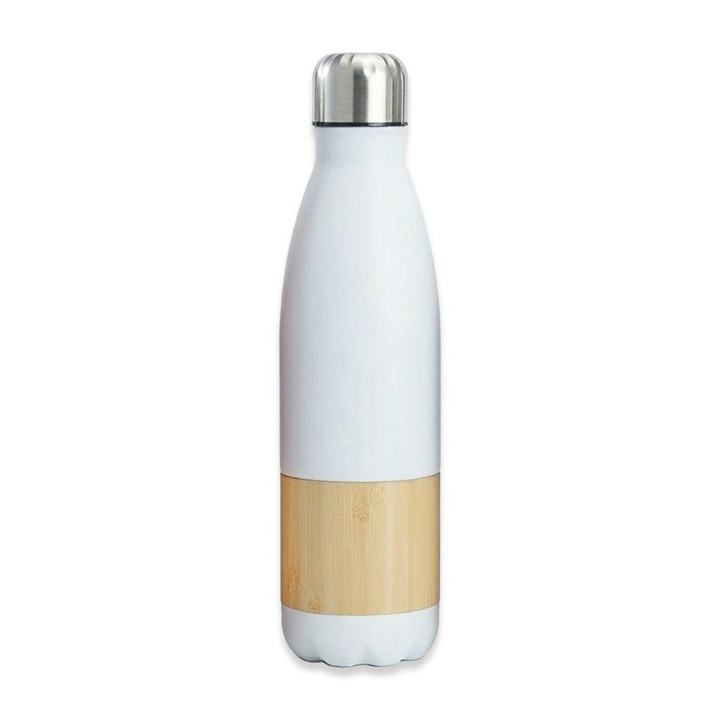 Botella Acero Inoxidable Térmico + Bamboo M201 - Foto 3