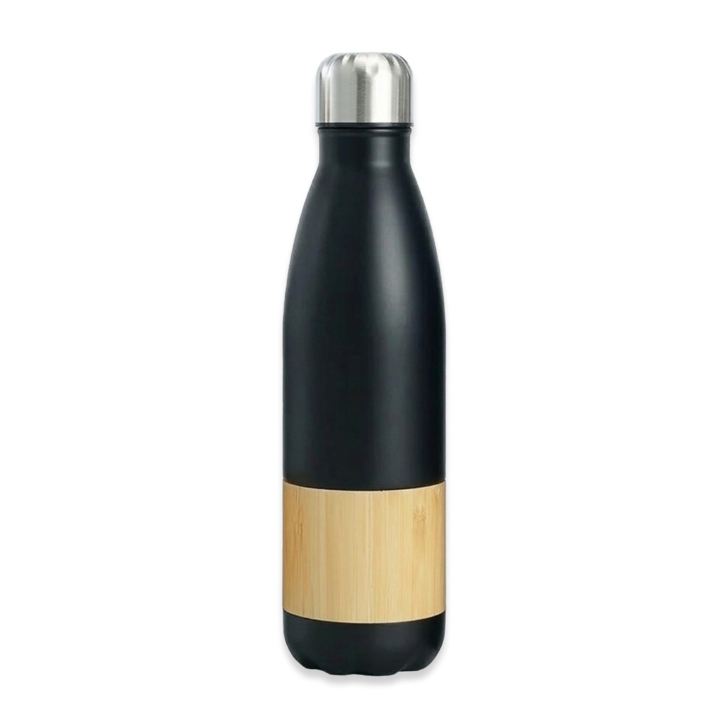 Botella Acero Inoxidable Térmico + Bamboo M201 - Foto 4
