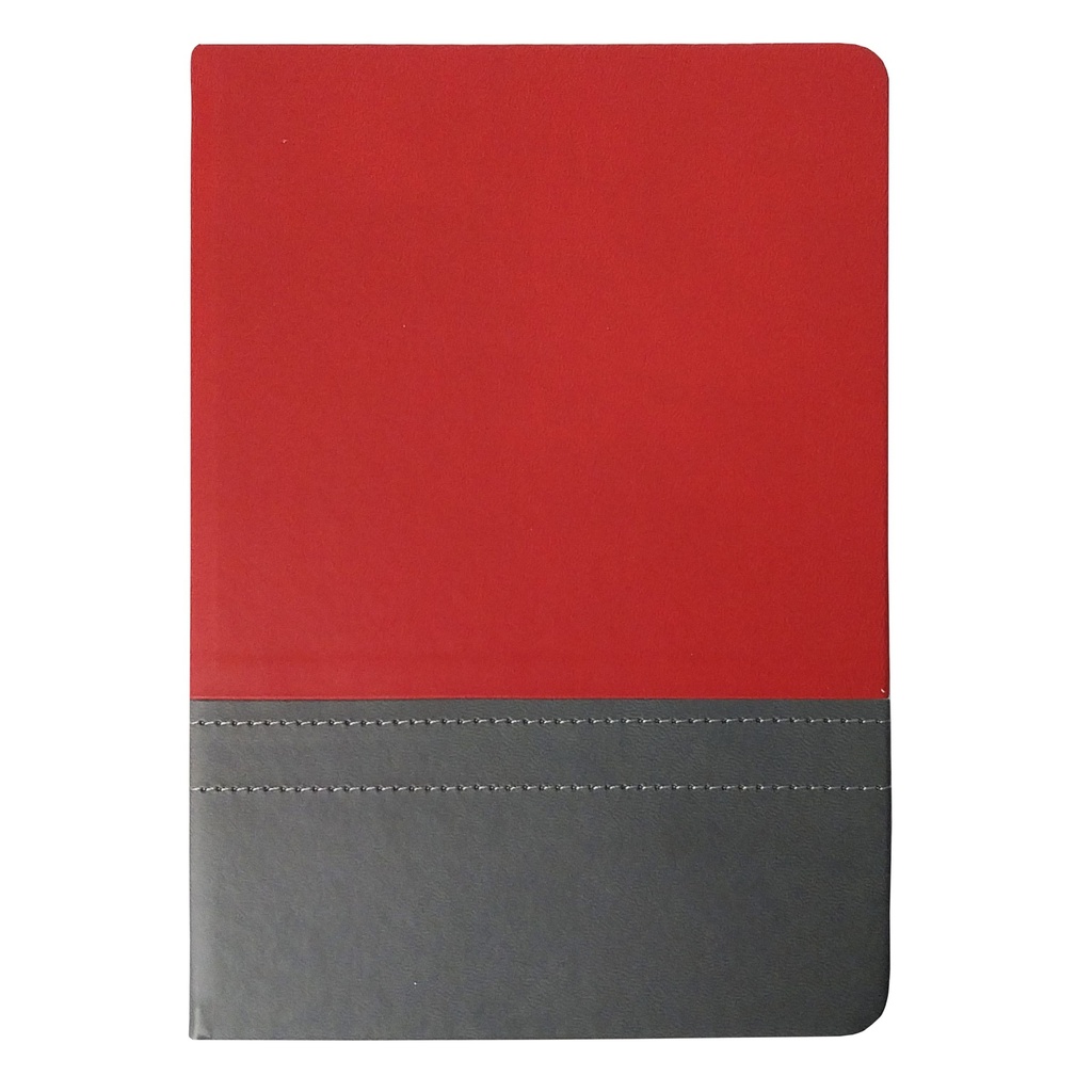 Cuaderno - Libreta Tapa Simil Cuero PU Bicolor N53 - Foto 1