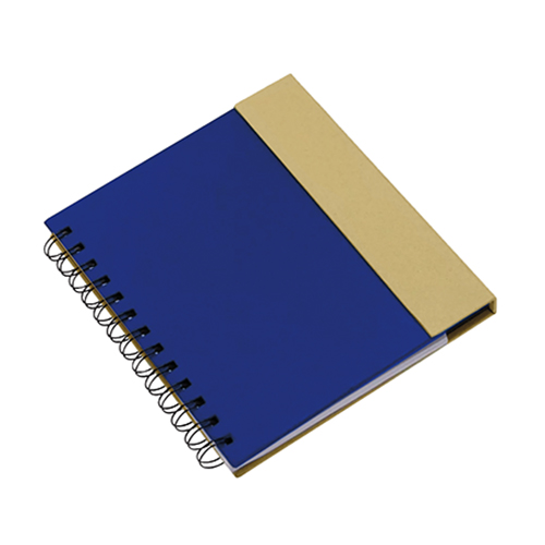 [601060922] Set Cuaderno - Libreta - Memo Set Tapa Cartón + Bolígrafo -[N51]b (Azul) - Foto 4