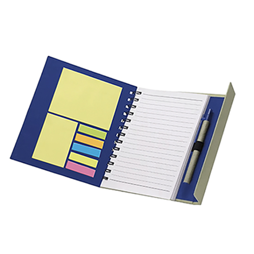 Set Cuaderno - Libreta - Memo set Tapa Cartón + Bolígrafo N51 - Foto 1