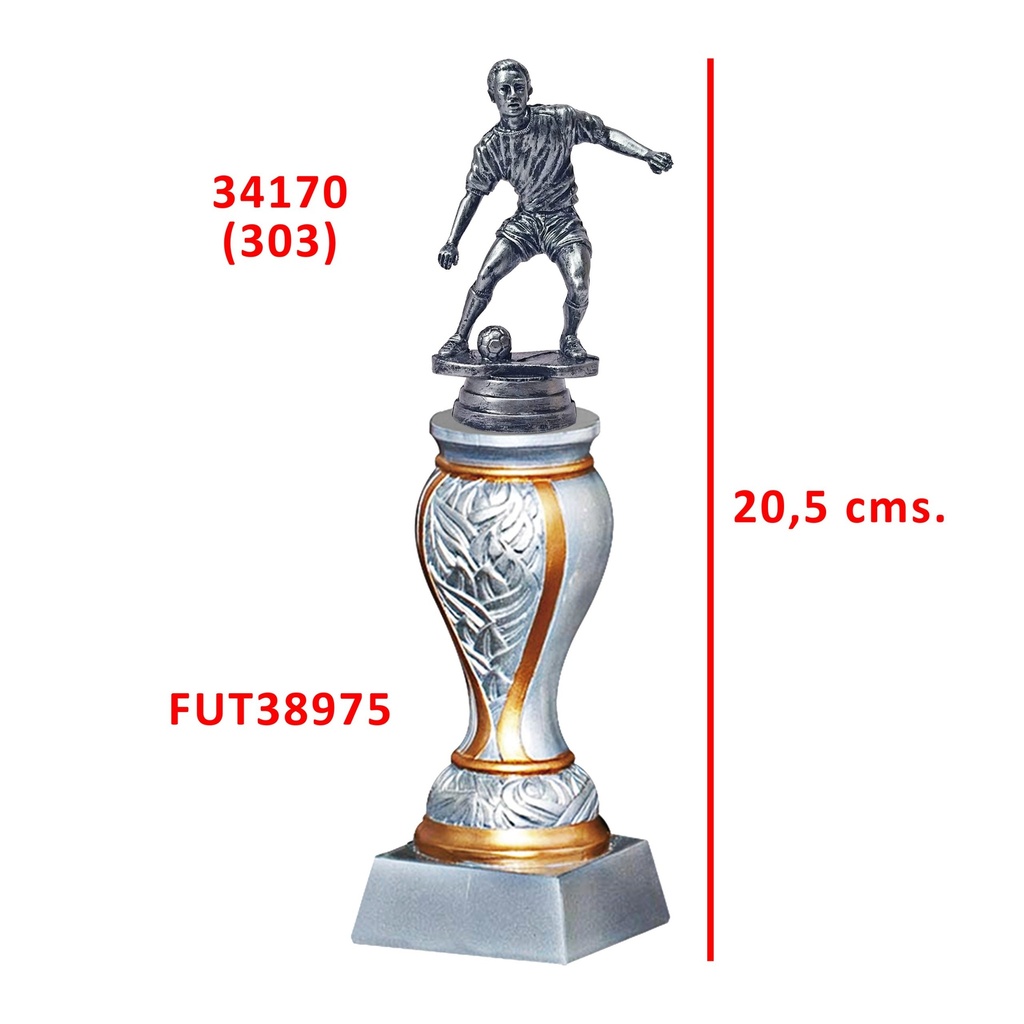 Trofeo Resina y Figura Plástica FUT 02 FUT01 FUT03 - Foto 1