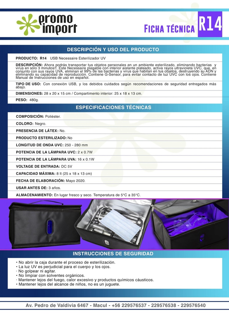 USB Necessaire Esterilizador UV - Foto 11