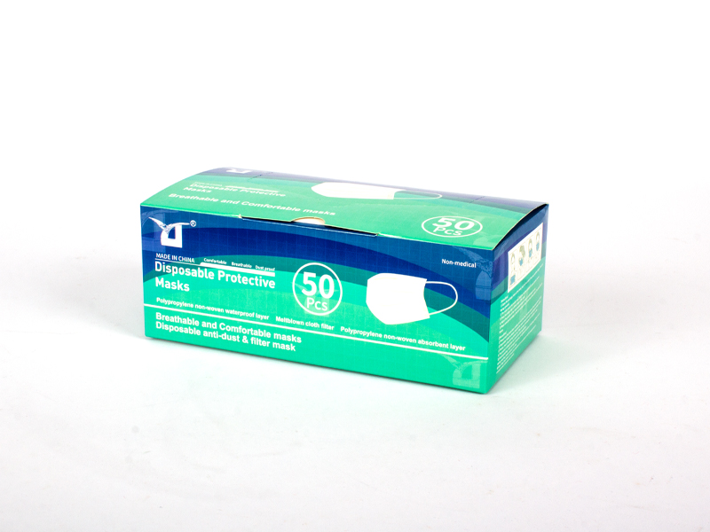 CAJA de 50 mascarillas 3 capas No-médica / B.F.E. 95% - Foto 1