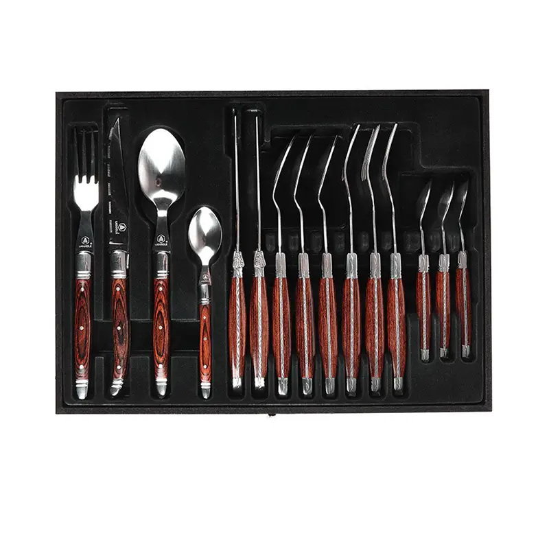 [99030500300062062000] Set De Mesa X16 Piezas Laguiole -[99030500300]a - foto 6