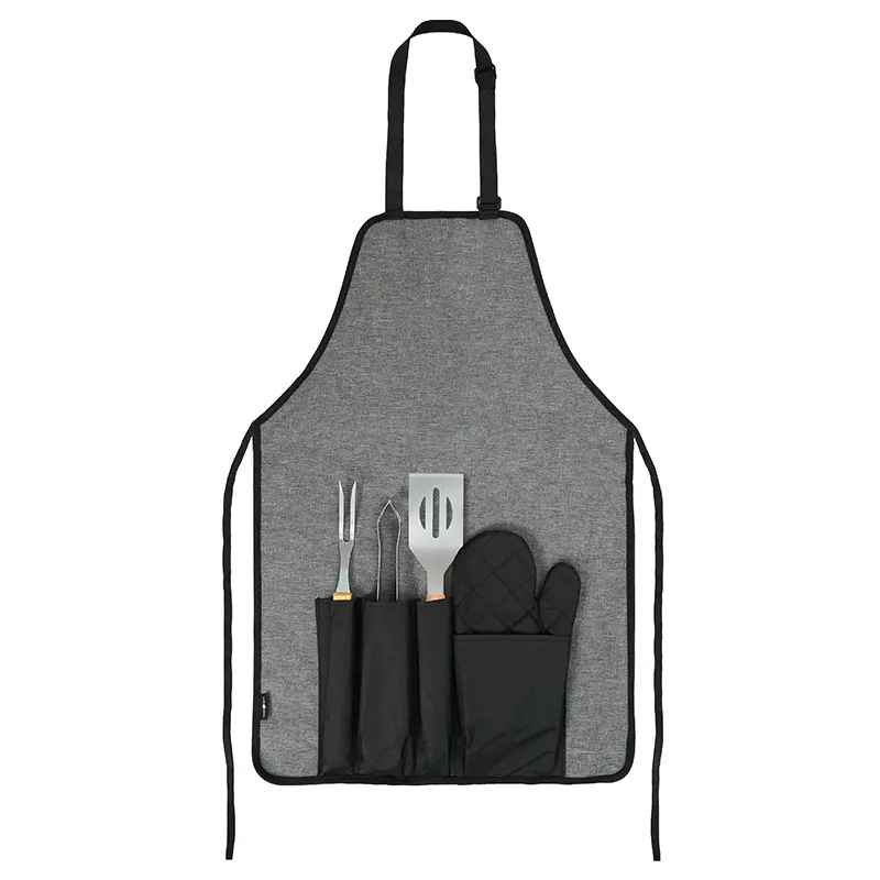 [99030777425D54D54D17] Set Bbq Delantal Grill -[99030777425]a - foto 2