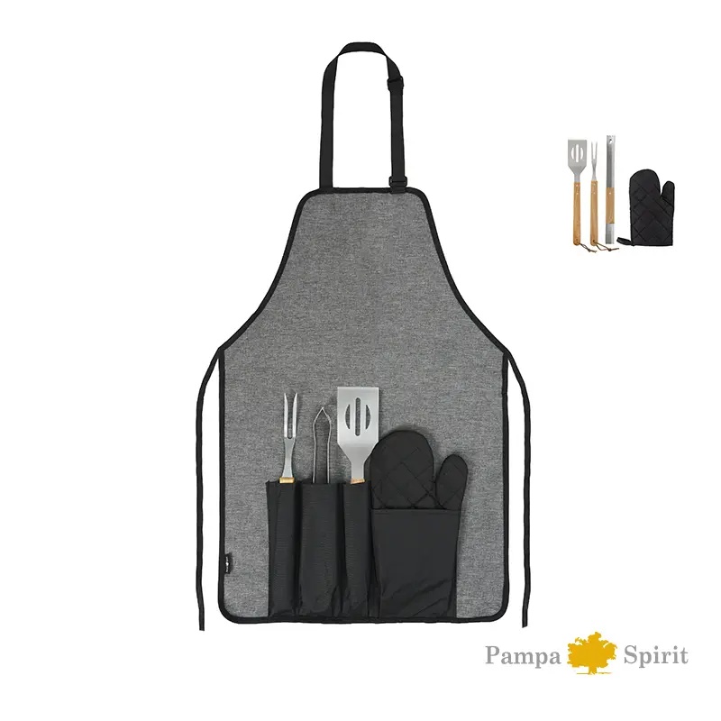 [99030777425D54D54D17] Set Bbq Delantal Grill -[99030777425]a - foto 7