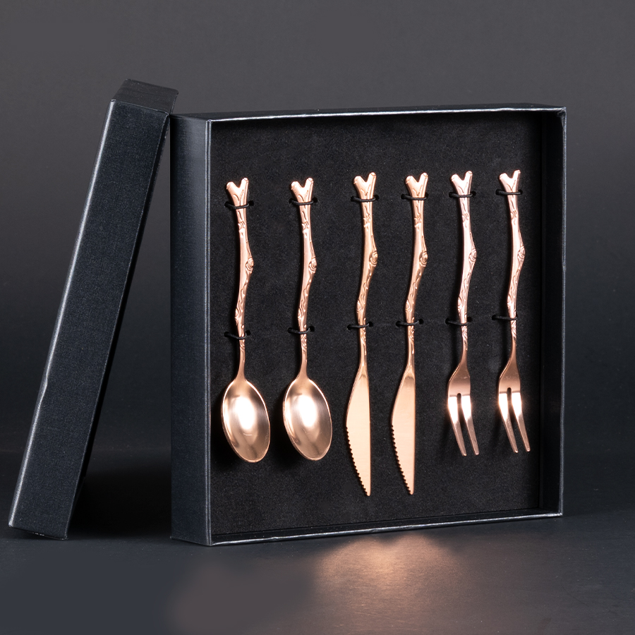 Deluxe Set de Cubiertos encobrizados para cóctel - Foto 3