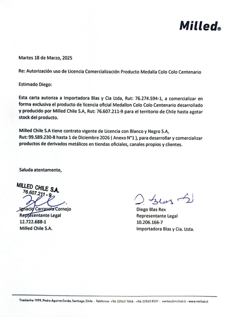Medallón Conmemorativo Centenario Colo Colo - Foto 7