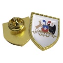 Piocha con Domo Broche Escudo DORADO ESC2 (pins) - Foto 1