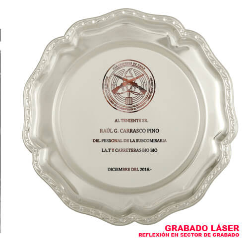 Plato Bandeja Redondo 2105 MS - Foto 4