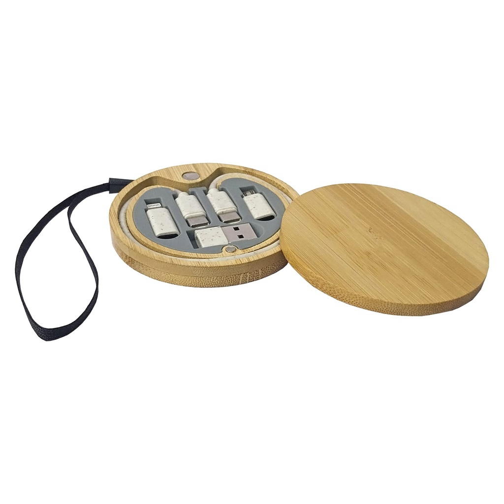 Cable Conector Bamboo Multicargador T63 - Foto 1