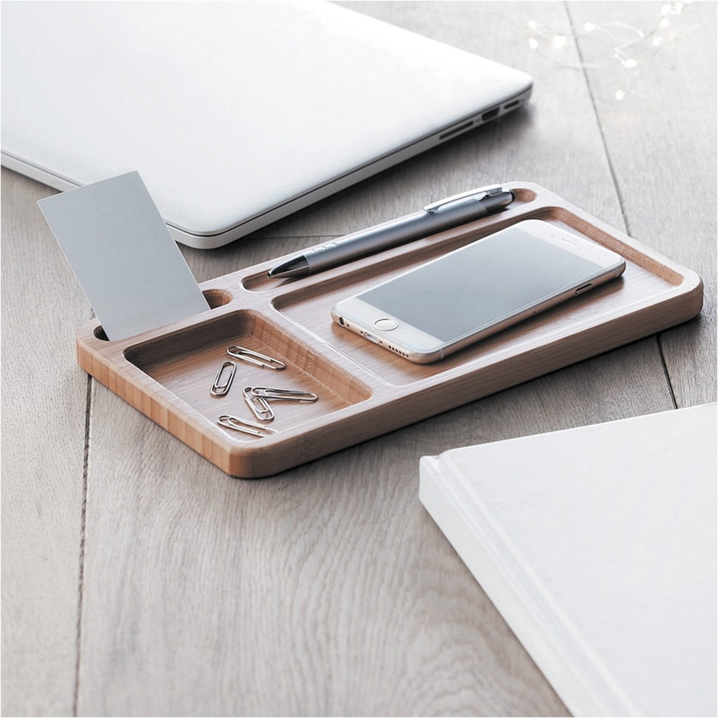 Cargador Bamboo Inalámbrico Escritorio T70 - Foto 2