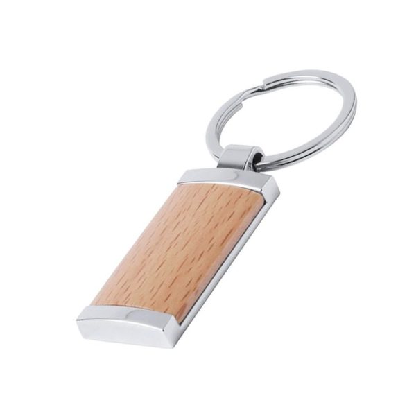 Llavero Metálico Madera K33 - Foto 1