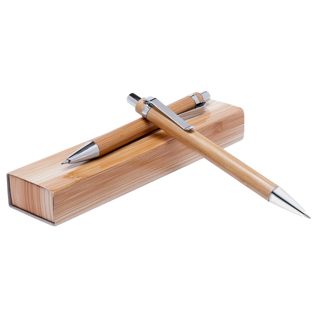 Set Bolígrafo Portaminas Bamboo B92 - Foto 1