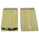 Set Memo set Tapa Bamboo + Boligrafo N7 - Foto 2