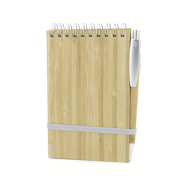 Set Cuaderno - Libreta Tapa Bamboo + Bolígrafo N29 - Foto 1