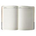 Cuaderno - Libreta Tapa Simil Cuero PU Bicolor N54 ENCOBRIZADO - Foto 1