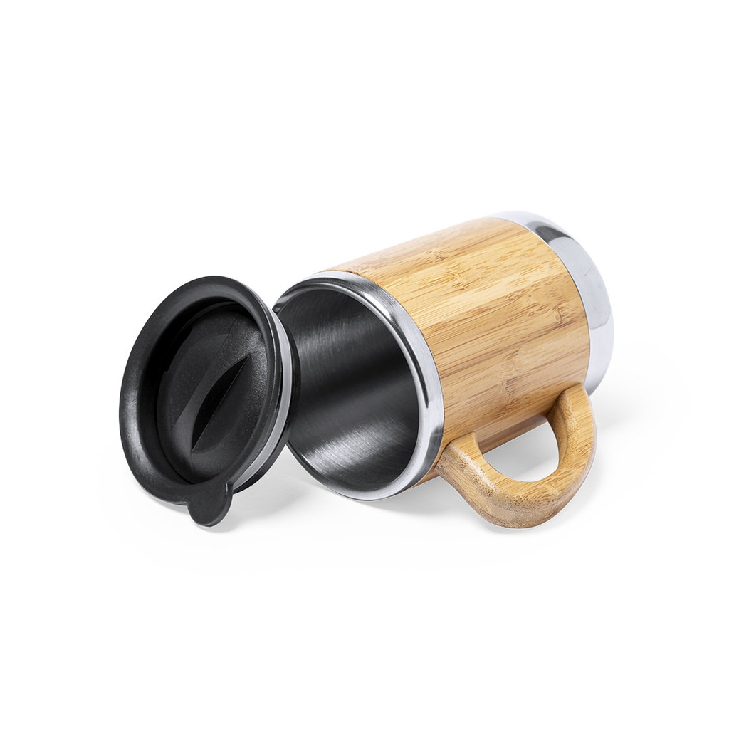 Mug Tazón Bamboo / Acero Inoxidable M1 - Foto 4