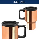 Mug Tazón Acero Inoxidable / Plástico PVC M58 ENCOBRIZADO - Foto 1
