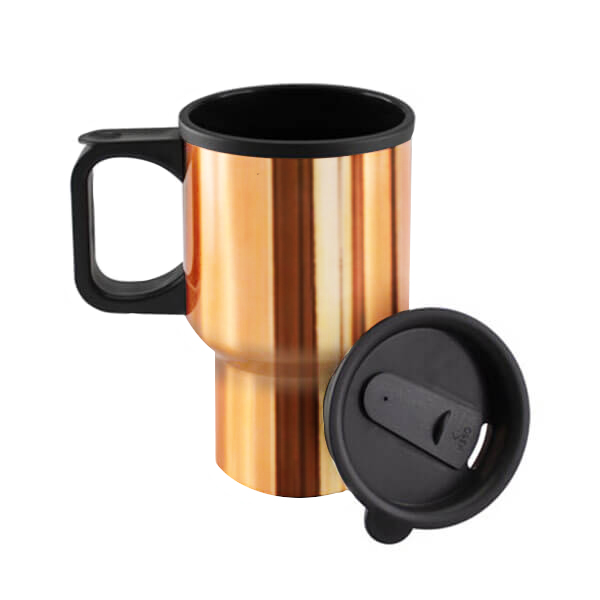 Mug Tazón Acero Inoxidable / Plástico PVC M58 ENCOBRIZADO - Foto 2