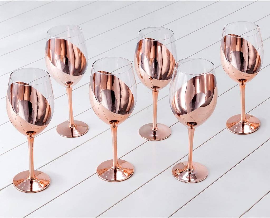 Set de Copas y Decantador para Vinos ENCOBRIZADO M88 - Foto 10