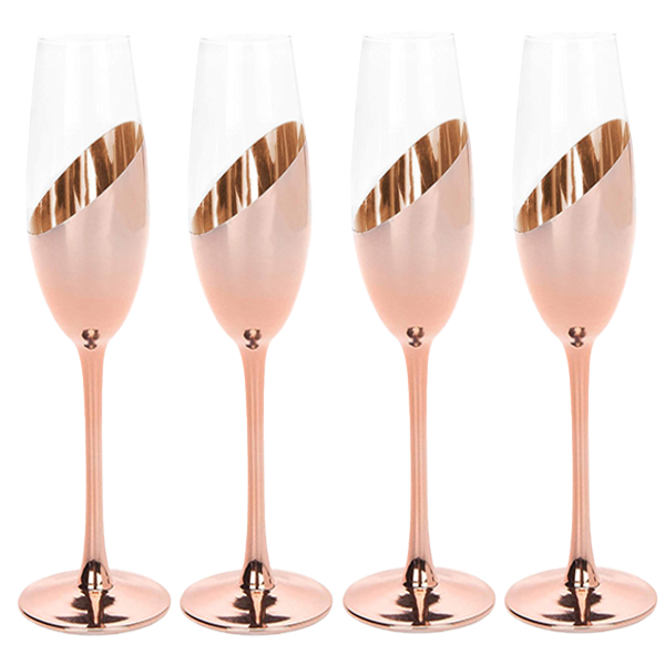Set de 4 Copas Champagne ENCOBRIZADO M85 - Foto 3