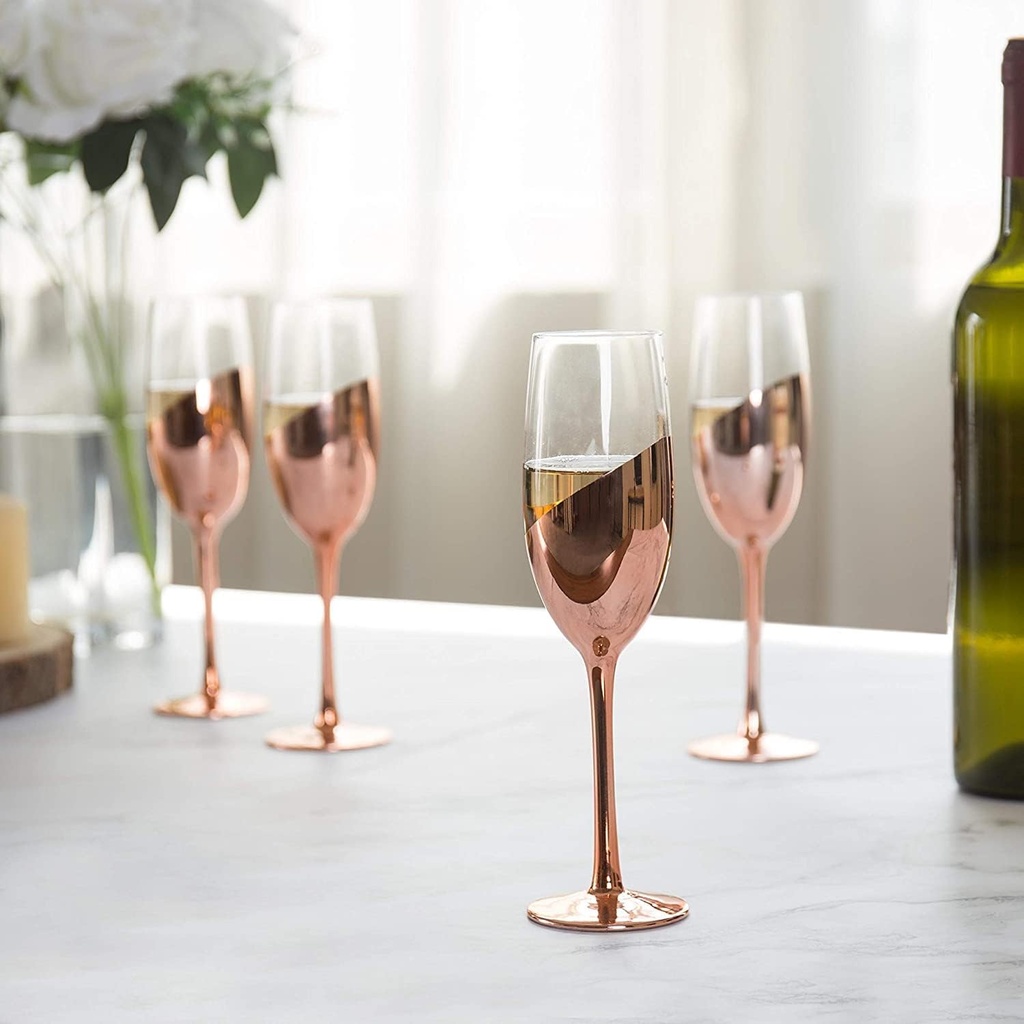 Set de 4 Copas Champagne ENCOBRIZADO M85 - Foto 11