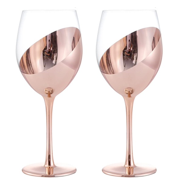 Set de 2 Copas de Vino ENCOBRIZADO M86 - Foto 4