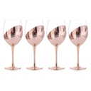 Set de 4 Copas de Vino ENCOBRIZADO M87 - Foto 1