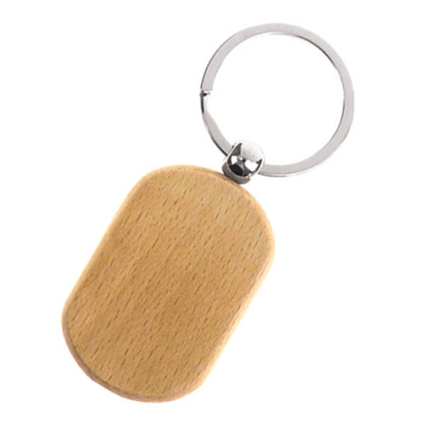 Llavero Madera Bamboo MA7 | Llaveros Promocionales | Tara Publicidad