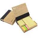 Set Memo Set Tapa Bamboo N6 Ecologico -[601060710]b