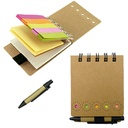 Set Memo Set Tapa Cartón + Boligrafo N1 -[601060701]b