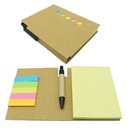 Set Memo Set Tapa Cartón + Boligrafo N11 -[601060732]b
