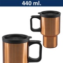 Mug Tazón Acero Inoxidable / Plástico Pvc M60 Pintado Encobrizado -[601063300]b