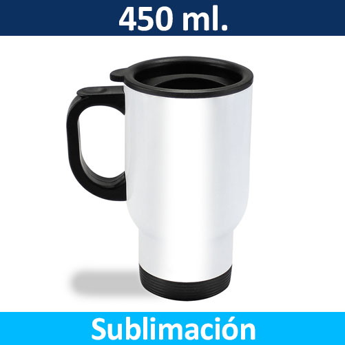 Mug Tazón Acero Inoxidable Térmico Sublimable M80 | Tara Publicidad
