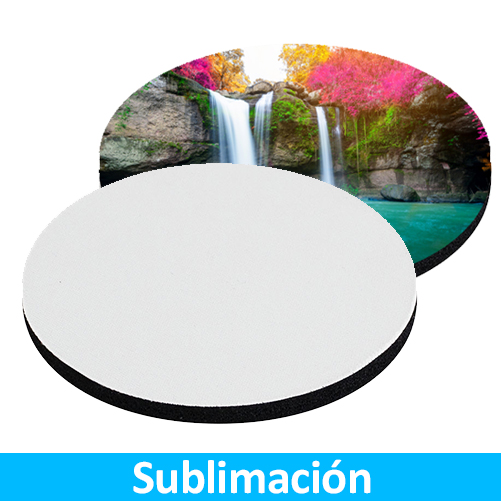 Posavasos Sublimación Redondo X40 | Tara Publicidad Chile