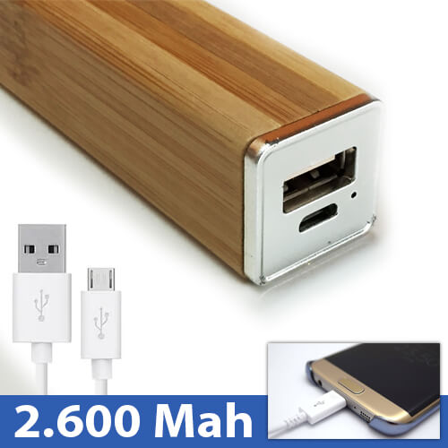 Power Bank Bamboo -[BP4]b